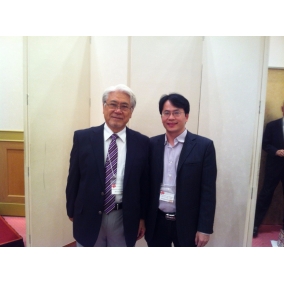 With Prof. Isobe in Sendai